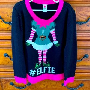 Cute girls Elfie sweater